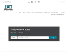 Tablet Screenshot of exitrewardrealty.com